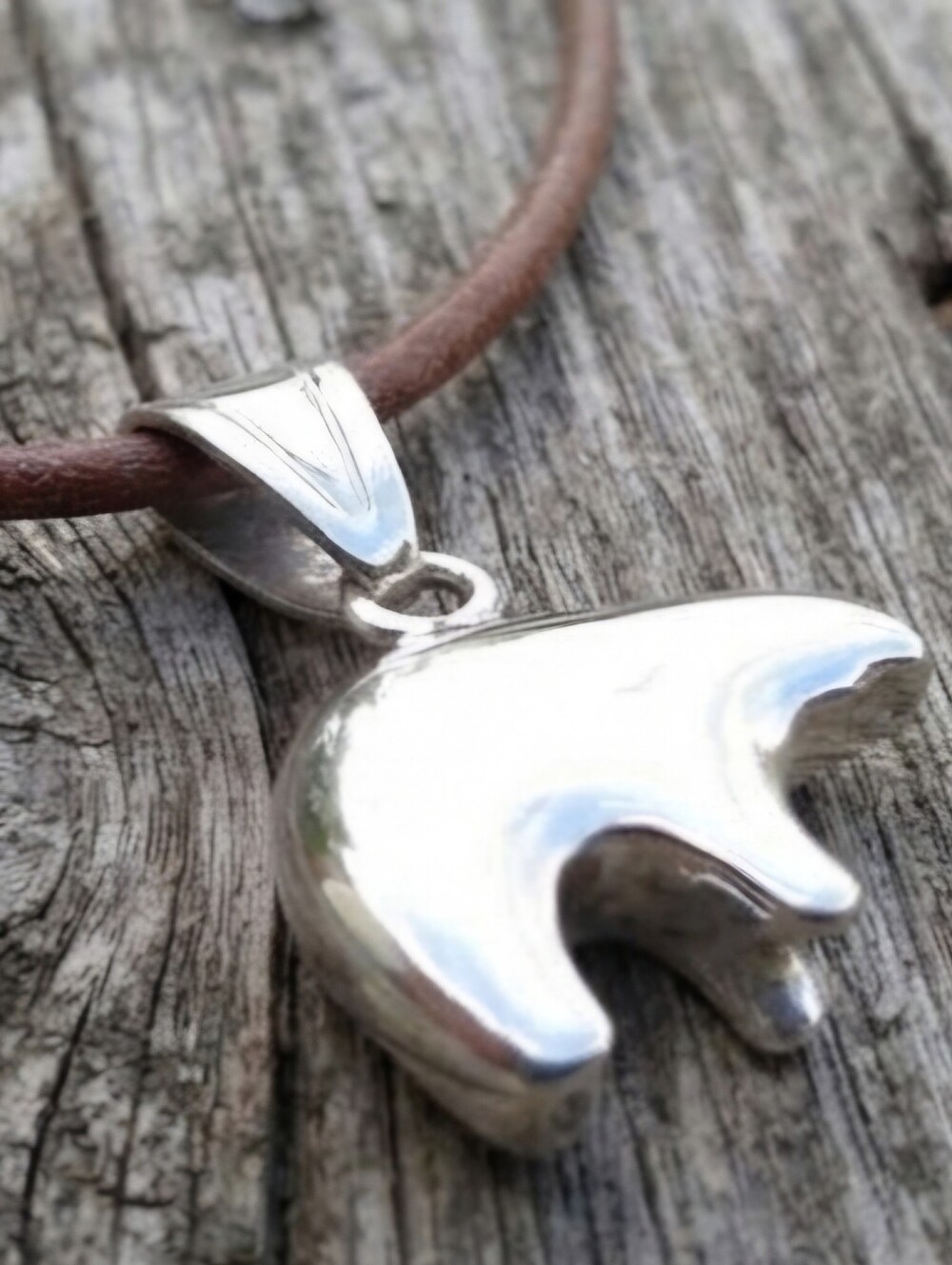 Sterling Silver Bear Fetish NECKLACE - Picture 11 of 11